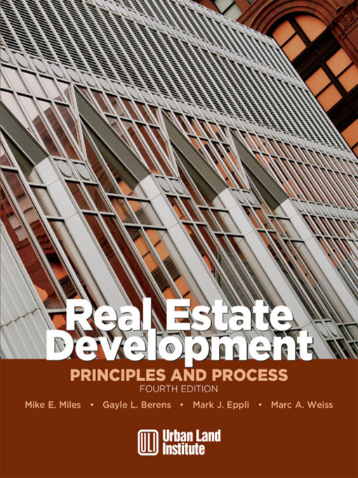Title details for Real Estate Development-- by Mike E. Miles - Wait list